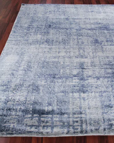 Exquisite Rugs Somlin Hand-loomed Area Rug, 10' X 14' In Blue