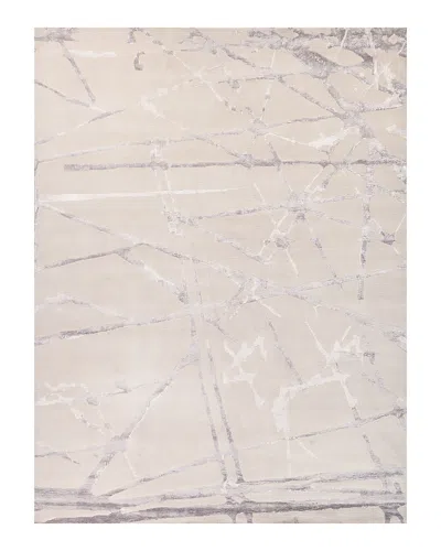 Exquisite Rugs Space Age 2687 Area Rug, 8' X 10' In Silver