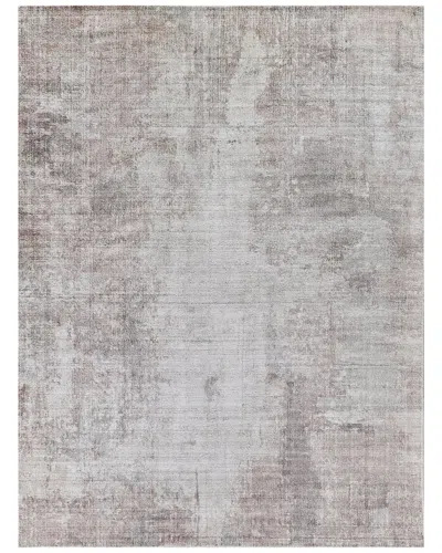 Exquisite Rugs Stone Wash Gazni Hand-loomed New Zealand Wool & Bamboo Silk Silverarea Rug