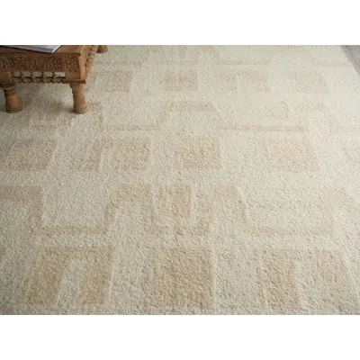 Exquisite Rugs Sunstone Flatweave Wool Ivory/beige Area Rug In Ivory;beige