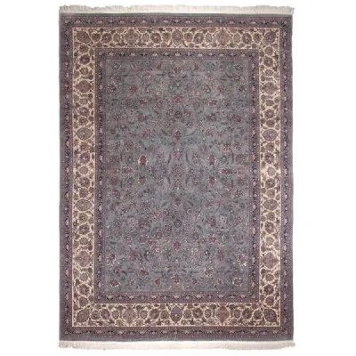 Exquisite Rugs Super Fine Handwoven Wool Blue/ivory Area Rug