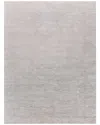 Exquisite Rugs Tangaro Hand-loomed Bamboo Silk & Banana Silk Area Rug In Silver