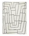 Exquisite Rugs Tangiers 6843 Area Rug, 6' X 9' In Ivory/black