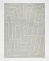 Exquisite Rugs Tangiers Hand-tufted Blue/ivory Rug, 5' X 8' In Blue/ivory