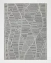 Exquisite Rugs Tangiers Hand-tufted Gray/ivory Rug, 5' X 8' In Gray/ivory