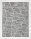 Exquisite Rugs Tangiers Hand-tufted Gray/ivory Rug, 8' X 10' In Gray/ivory