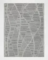 Exquisite Rugs Tangiers Hand-tufted Gray/ivory Rug, 9' X 12' In Gray/ivory