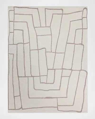 Exquisite Rugs Tangiers Hand-tufted Ivory/beige Rug, 10' X 14'