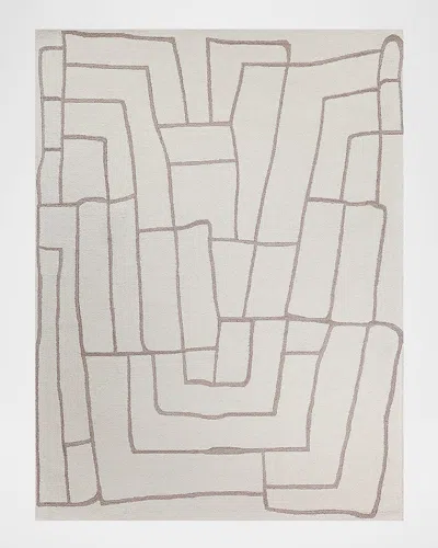 Exquisite Rugs Tangiers Hand-tufted Ivory/beige Rug, 8' X 10'