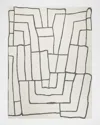 Exquisite Rugs Tangiers Hand-tufted Ivory/black Rug, 10' X 14' In Ivory/black