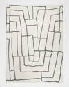 Exquisite Rugs Tangiers Hand-tufted Ivory/black Rug, 5' X 8' In Ivory/black