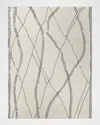 Exquisite Rugs Tangiers Hand-tufted Ivory/black Rug, 9' X 12' In Ivory/black
