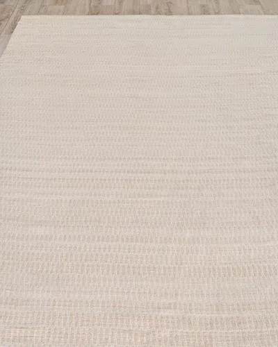 Exquisite Rugs Tate Indoor/outdoor Flat-weave Rug, 10' X 14' In Light Beige