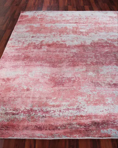Exquisite Rugs Timlin Hand-knotted Rug, 10' X 14' In Red