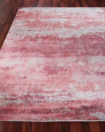 Exquisite Rugs Timlin Hand-knotted Rug, 8' X 10' In Red
