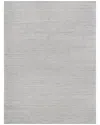Exquisite Rugs Tocayo Hand-loomed New Zealand Wool Light Area Rug In Silver
