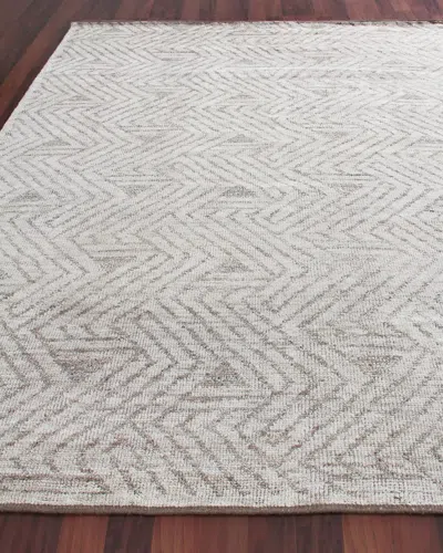 Exquisite Rugs Turner Hand-knotted Rug, 12' X 15' In Ivory