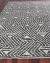 Exquisite Rugs Turner Hand-knotted Rug, 12' X 15' In Silver/gray
