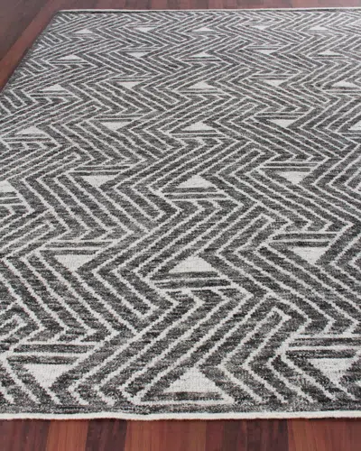 Exquisite Rugs Turner Hand-knotted Rug, 12' X 15' In Silver/gray