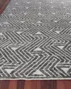 Exquisite Rugs Turner Hand-knotted Rug, 8' X 10' In Silver/gray