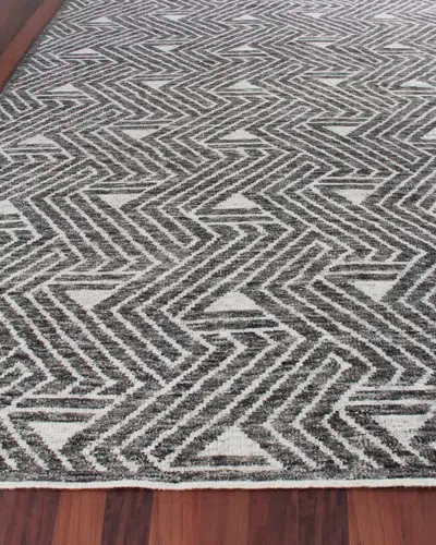 Exquisite Rugs Turner Hand-knotted Rug, 8' X 10' In Silver/gray