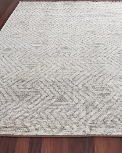 Exquisite Rugs Turner Hand-knotted Rug, 9' X 12' In Ivory