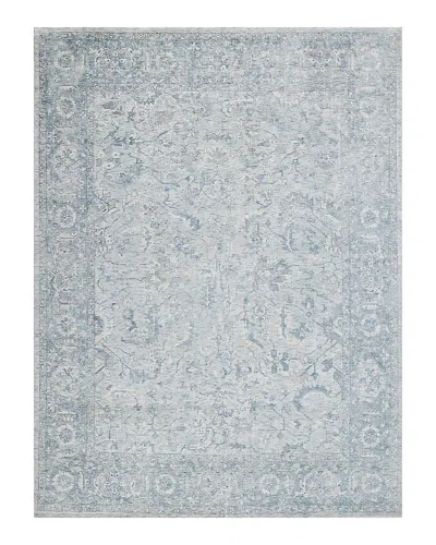 Exquisite Rugs Tuscany 6341 Area Rug, 6' X 9' In Blue/ivory
