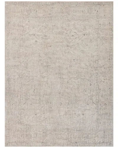 Exquisite Rugs Tuscany Hand-loomed New Zealand Wool & Bamboo Silk Area Rug In Beige