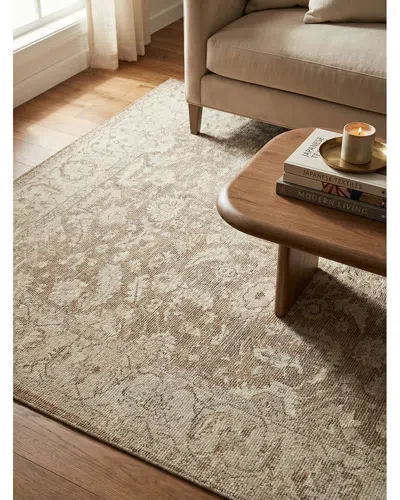Exquisite Rugs Tuscany Hand-loomed New Zealand Wool And Bamboo Silk Rug