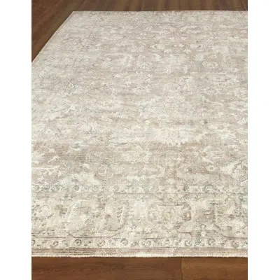 Exquisite Rugs Tuscany Oriental Handmade Tan Area Rug
