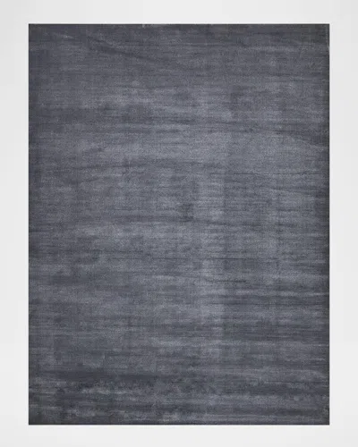 Exquisite Rugs Velutto Hand-loomed Gray Rug, 10' X 14'