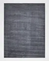 Exquisite Rugs Velutto Hand-loomed Gray Rug, 6' X 9' In Gray