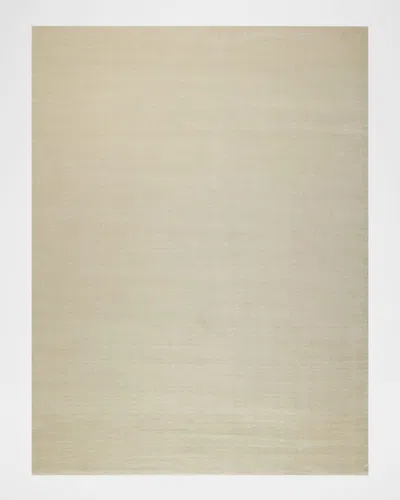 Exquisite Rugs Velutto Hand-loomed Light Beige Rug, 10' X 14'