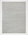 Exquisite Rugs Velutto Hand-loomed Light Silver Rug, 9' X 12' In Light Silver