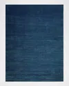 Exquisite Rugs Velutto Hand-loomed Navy Rug, 4' X 6' In Navy