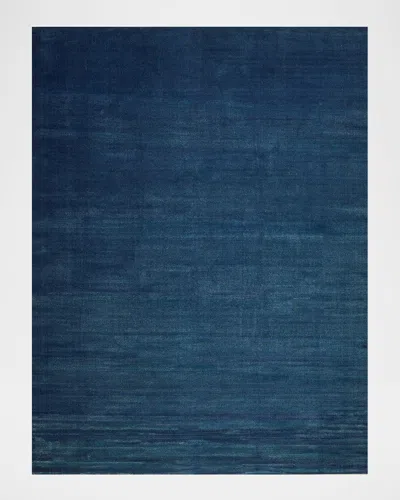 Exquisite Rugs Velutto Hand-loomed Navy Rug, 4' X 6'