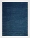 Exquisite Rugs Velutto Hand-loomed Navy Rug, 6' X 9' In Navy