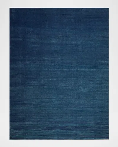 Exquisite Rugs Velutto Hand-loomed Navy Rug, 8 & Apos; X 10 & Apos; In Blue
