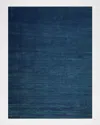 Exquisite Rugs Pavia Hand-loomed Navy Rug, 9' X 12' In Navy