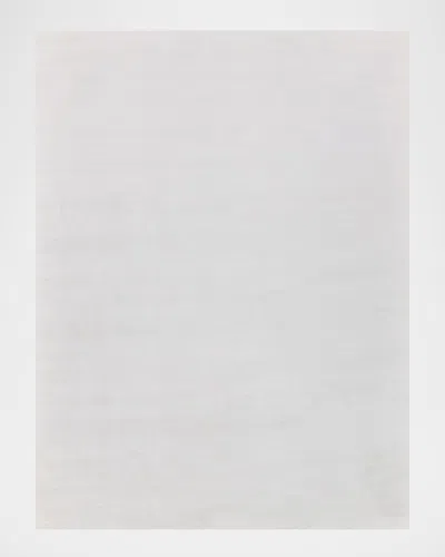 Exquisite Rugs Velutto Hand-loomed White Rug, 10' X 14'