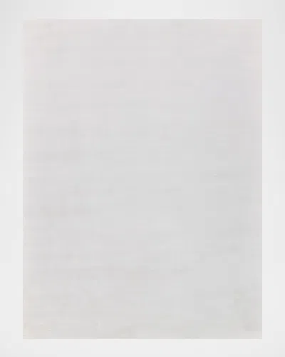 Exquisite Rugs Velutto Hand-loomed White Rug, 4' X 6'