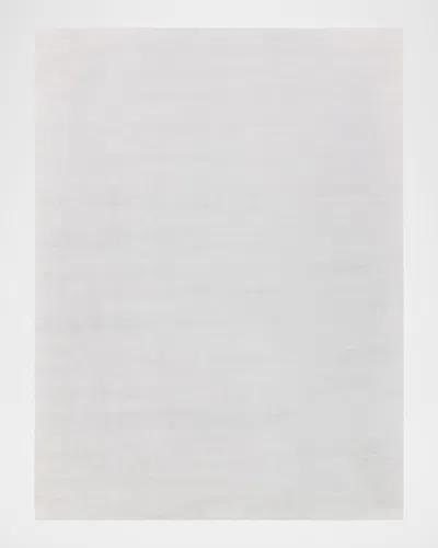 Exquisite Rugs Velutto Hand-loomed White Rug, 8' X 10'