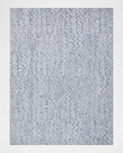 Exquisite Rugs Veneta Hand-tufted Blue Rug, 8' X 10'