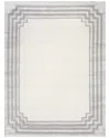 Exquisite Rugs Vero Hand-knotted New Zealand Wool & Silk-blend Rug In Gray