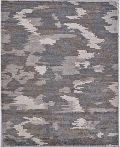 Exquisite Rugs Viscose From Bamboo Silk Er3282 6' X 9' Area Rug In Ivory
