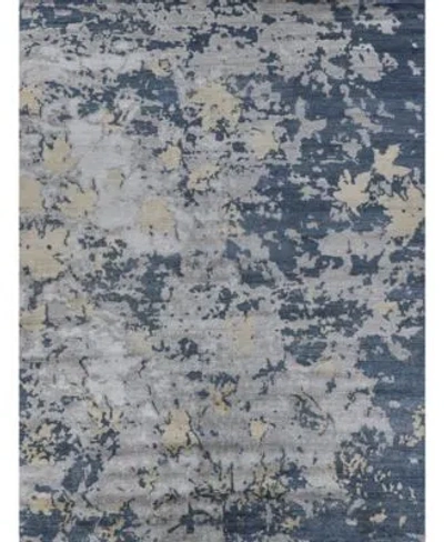 Exquisite Rugs Viscose From Bamboo Silk Er3340 Area Rug In Blue