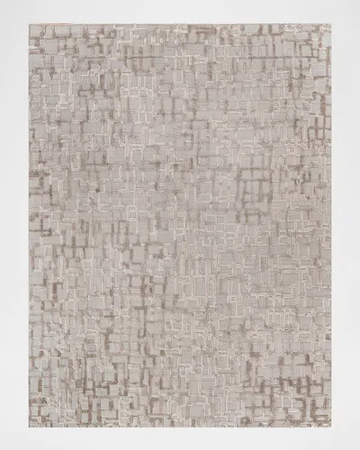 Exquisite Rugs Vista Hand-loomed Beige Rug, 6' X 9'