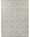 Exquisite Rugs Windsor 2448 Area Rug, 6' X 9' In Silver