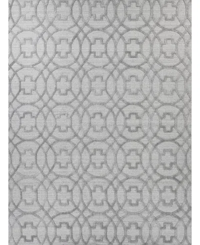 Exquisite Rugs Windsor Er2448 8' X 10' Area Rug In Silver-tone