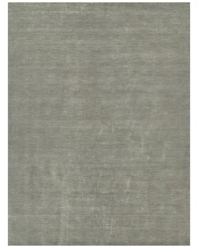 Exquisite Rugs Wool Dove Hand Loomed New Zealand Wool Area Rug In Green